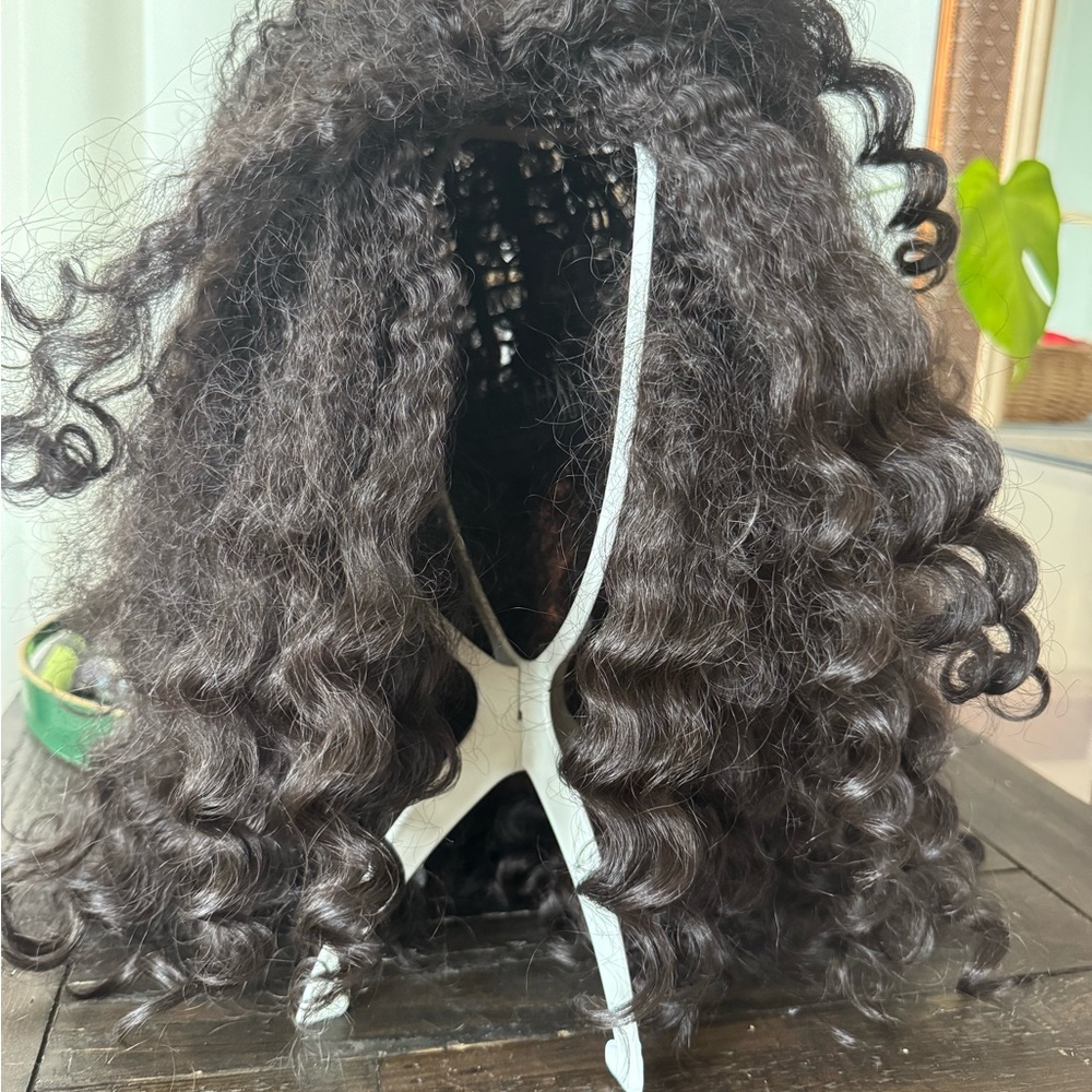 Luxurious Black Curly Hair Wig